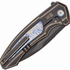 GUNMANSA WE Hyperactive  Bronze / Black Titanium Handle Knife  – WE23030-4
