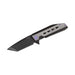 GUNMANSA We Knife 602A White And Black Handle Flipper