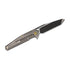 GUNMANSA We Knife 610G Grey Handle, Black Blade Knife