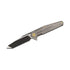 GUNMANSA We Knife 610G Grey Handle, Black Blade Knife
