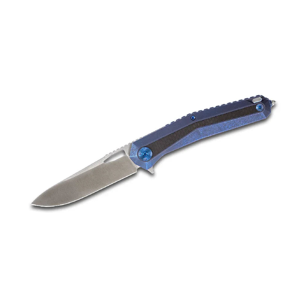 GUNMANSA WE Knife 808A Caliber Blue Titanium Handle Knife