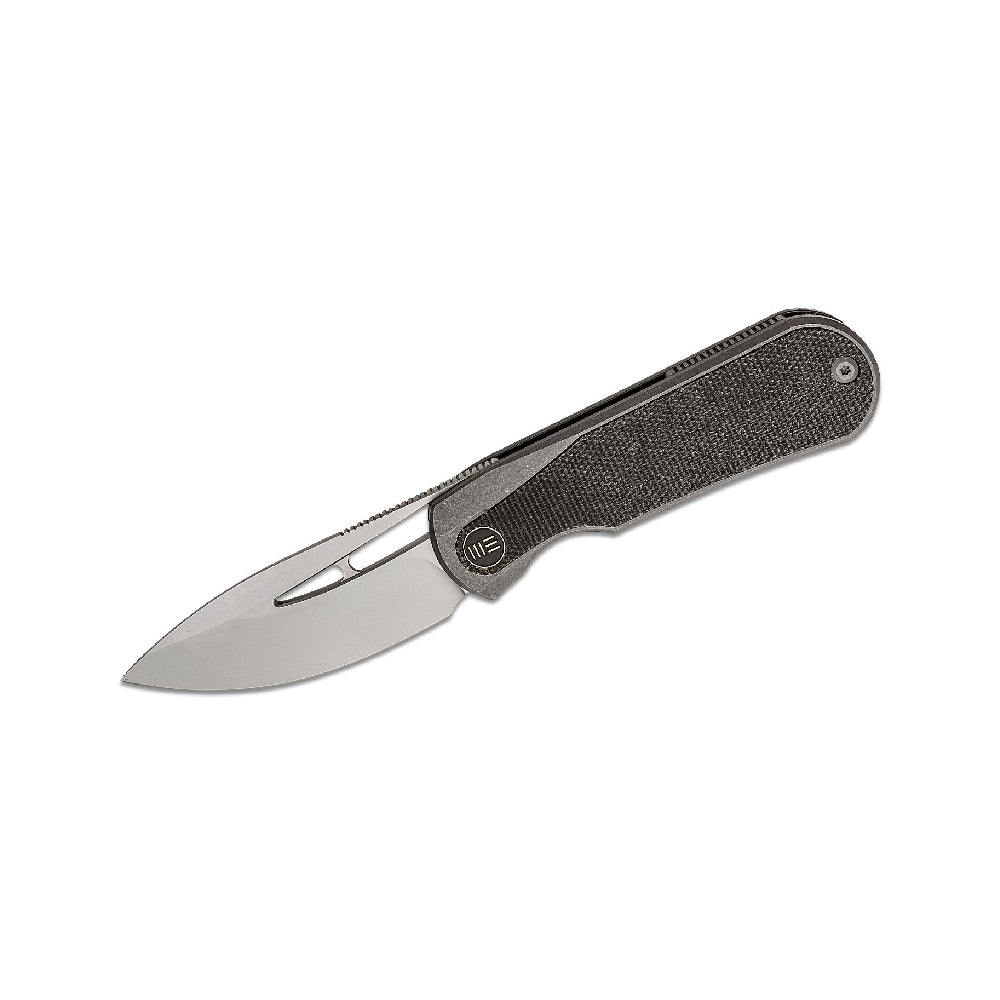 GUNMANSA We Knife Baloo Gray Dark Green Titanium Handle 21033-4