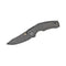 GUNMANSA WE KNIFE Black TI Handle Black Stonewash Finish CPM S35VN Blade 917B
