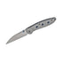 GUNMANSA We Knife Blue Anodized Holes Grey TI Handle Knife- 908B