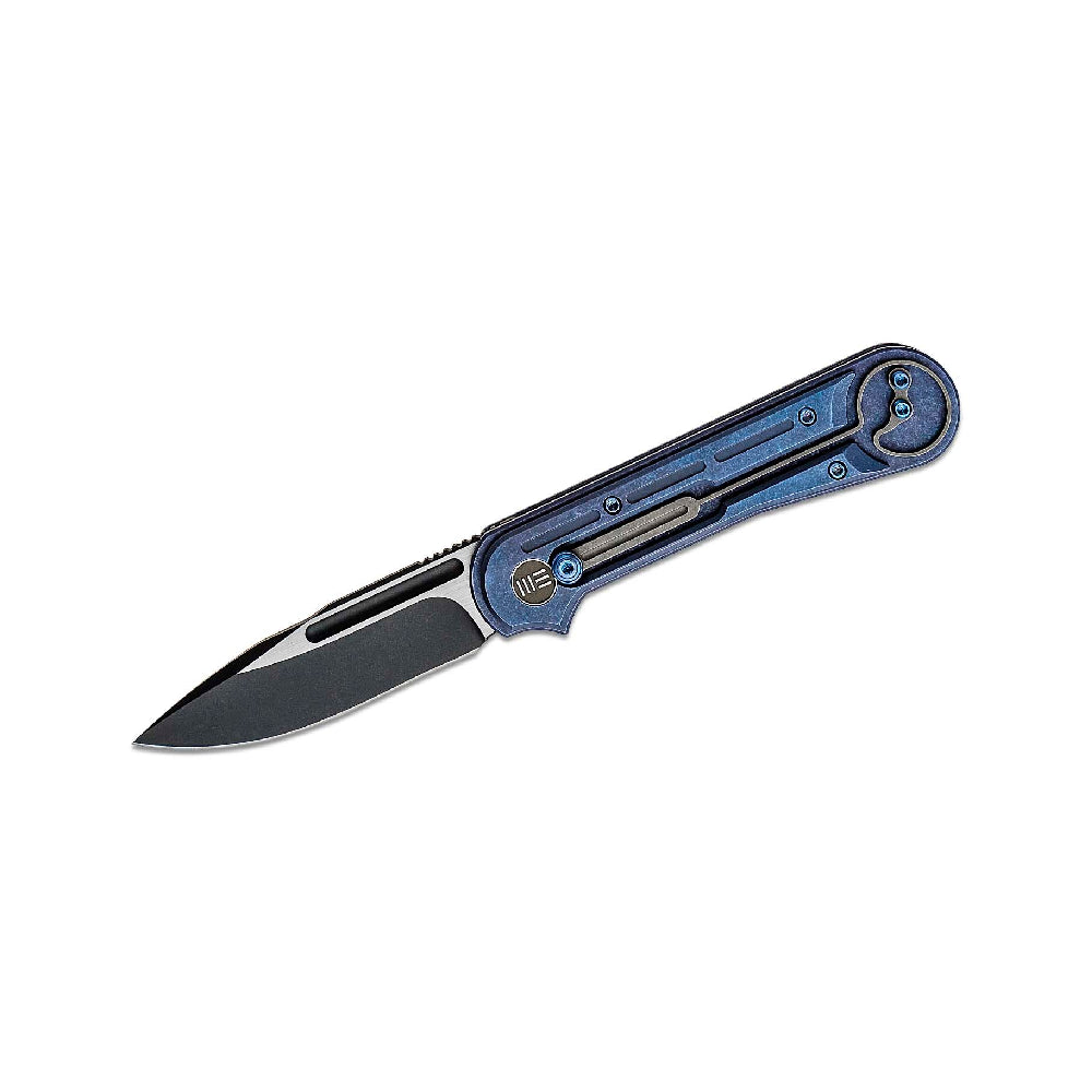 GUNMANSA WE KNIFE Blue TI Handle S35VN Blade Knife- 815C