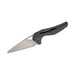 GUNMANSA WE KNIFE Flamed TI Vertebral Integral Handle Carbon Fibre Inlay- 918B