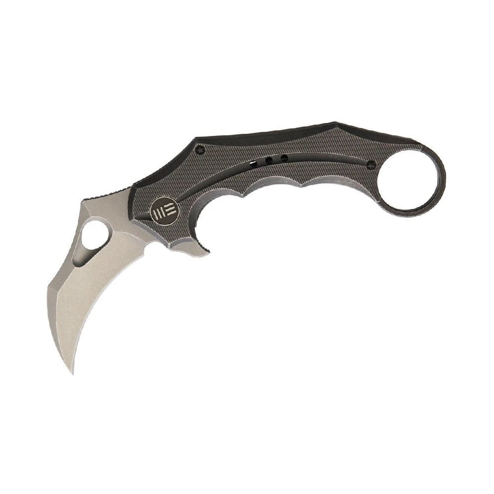 GUNMANSA We Knife Grey TI Handle Stonewash Blade S35VN Blade- 708D