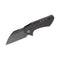GUNMANSA WE Knife M390 Black TI Handle Stonewash Finish Bohler- 820B