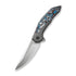 GUNMANSA WE Knife Merata Frame Lock 22008B-2 Nebula Fat Carbon 20CV 1/310 Pocket Knives