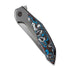 GUNMANSA WE Knife Merata Frame Lock 22008B-2 Nebula Fat Carbon 20CV 1/310 Pocket Knives