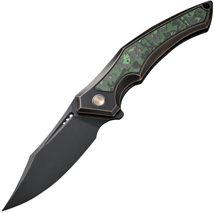 GUNMANSA WE Knife Orpheus WE23009-1 Limited Edition pocket knife black CPM-20CV titanium framelock clip point