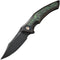 GUNMANSA WE Knife Orpheus WE23009-1 Limited Edition pocket knife black CPM-20CV titanium framelock clip point