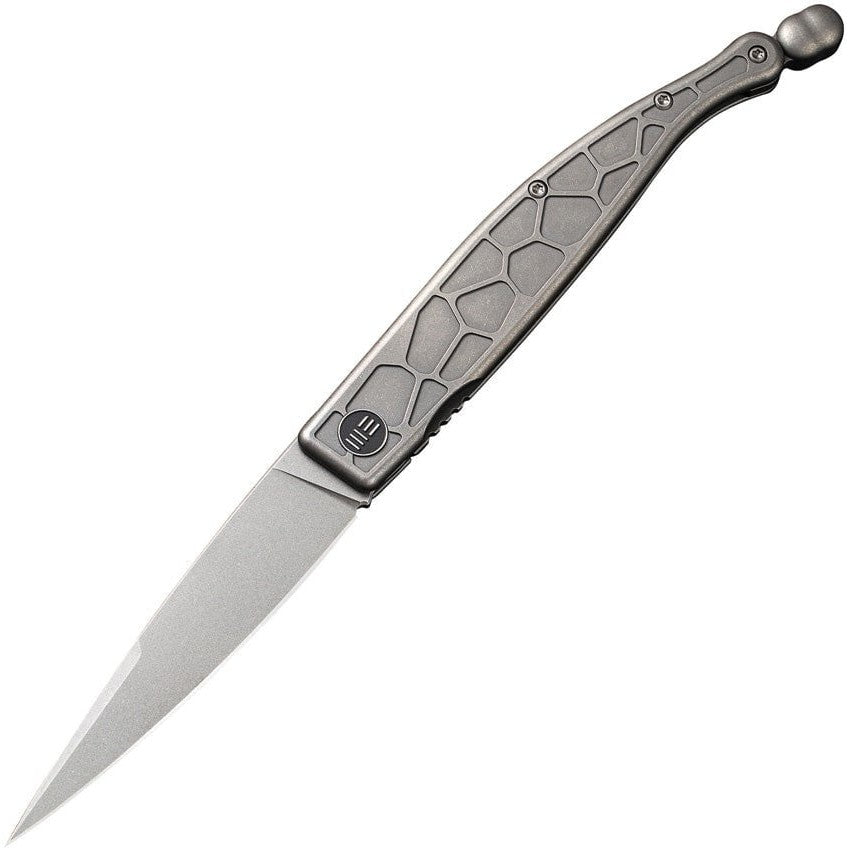 GUNMANSA WE Knife Roman Gray 2008B pocket knife gray CPM-S35VN titanium framelock spear-point flipper