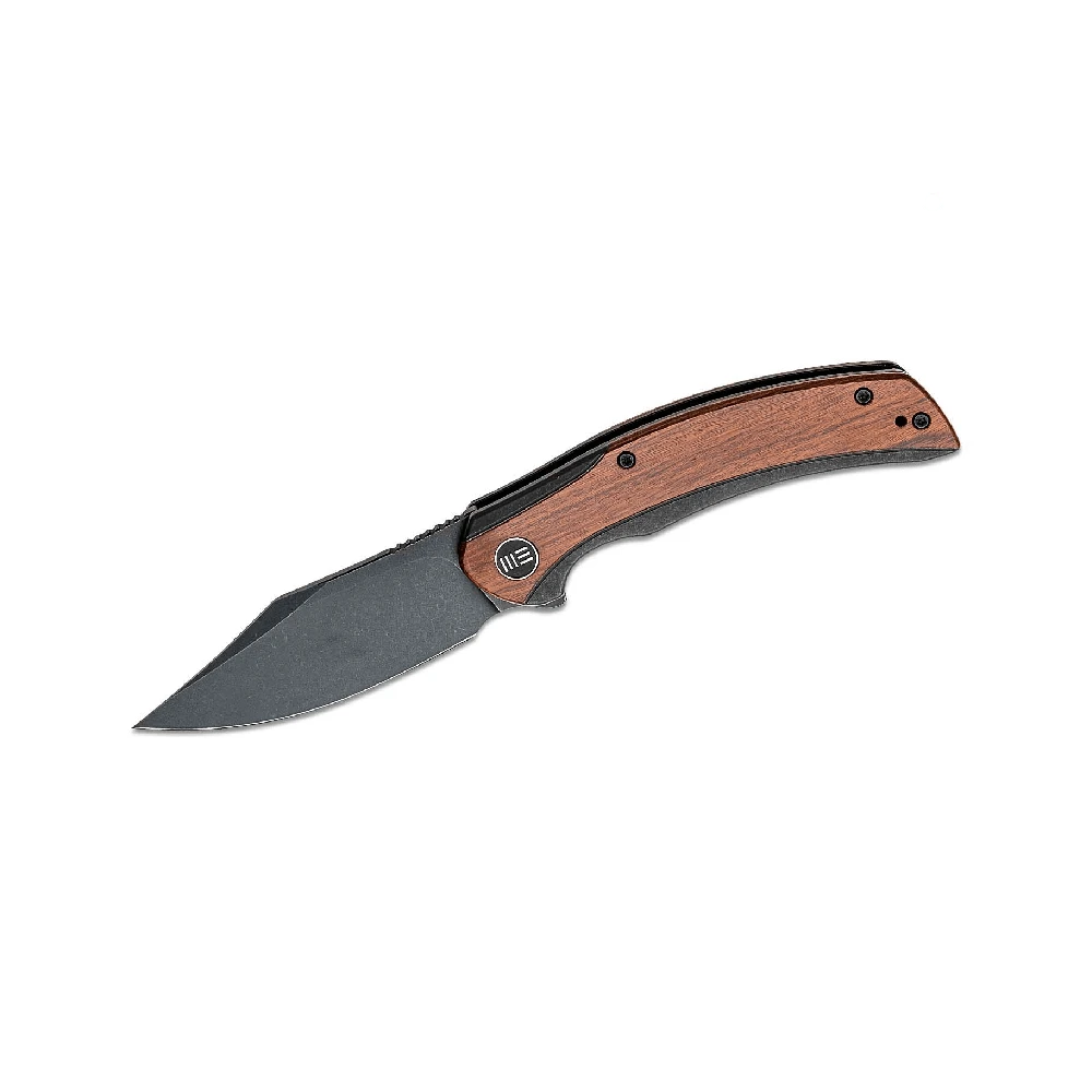 GUNMANSA WE Knife Snick Titanium Handle Black/Wood – WE19022F-3