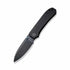 GUNMANSA We Knives Big Banter Thumb Stud Black G10 Handle – WE21045-1