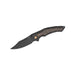 GUNMANSA WE Orpheus Black Titanium Integral Handle with Copper Foil Knife WE23009-3