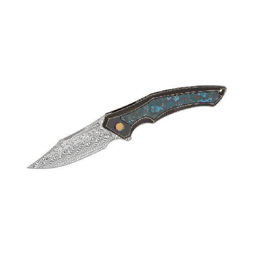 GUNMANSA WE Orpheus Bronze/Blk Titanium Integral Handle Knife WE23009-DS1