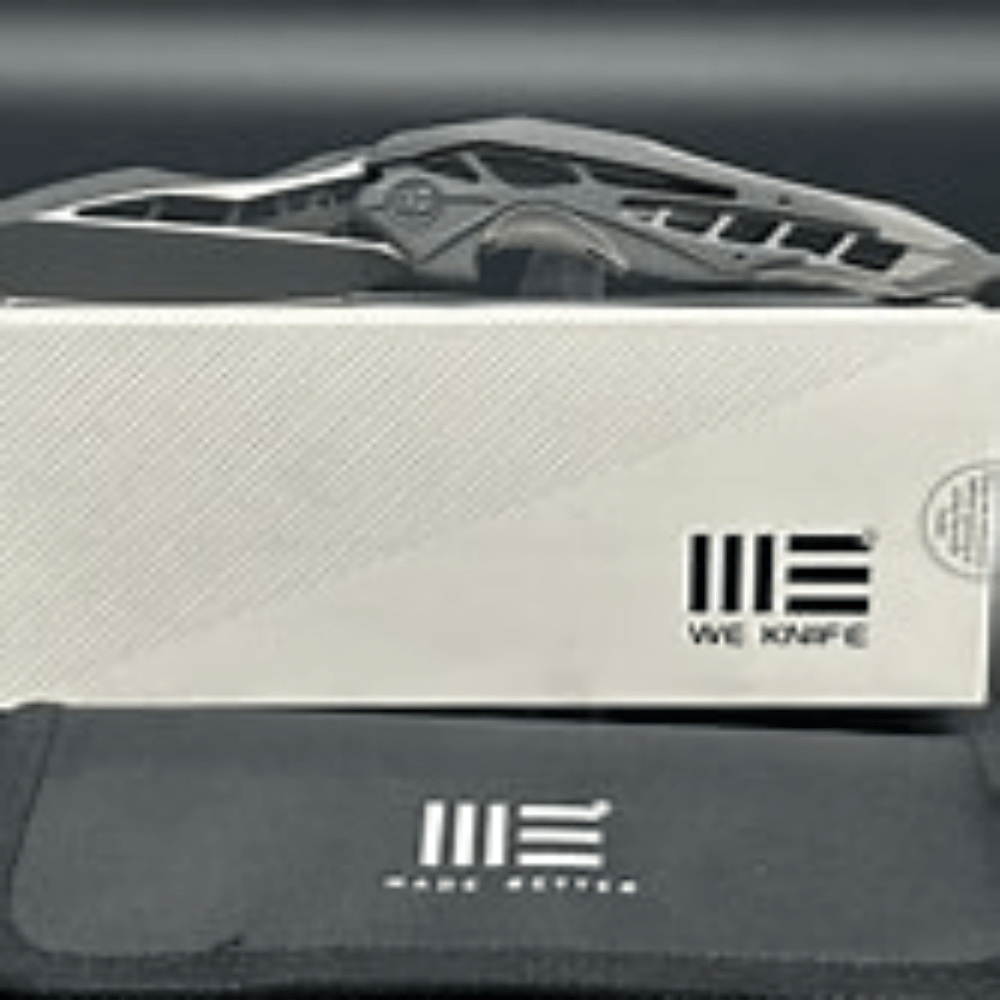 GUNMANSA WEKNIFE Flamed TI Vertebral Integral Handle Carbon Fibre Inlay- 918B