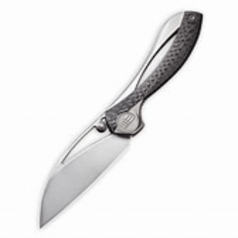 GUNMANSA WEKNIFE Flamed TI Vertebral Integral Handle Carbon Fibre Inlay- 918B