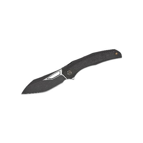 GUNMANSA WEKnife Ignio – Black Titanium Handle Stonewashed – WE22042B-1