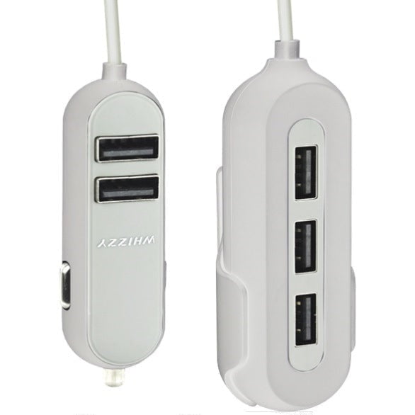 GUNMANSA Whizzy White 5 Port USB Family Car Charger