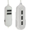 GUNMANSA Whizzy White 5 Port USB Family Car Charger