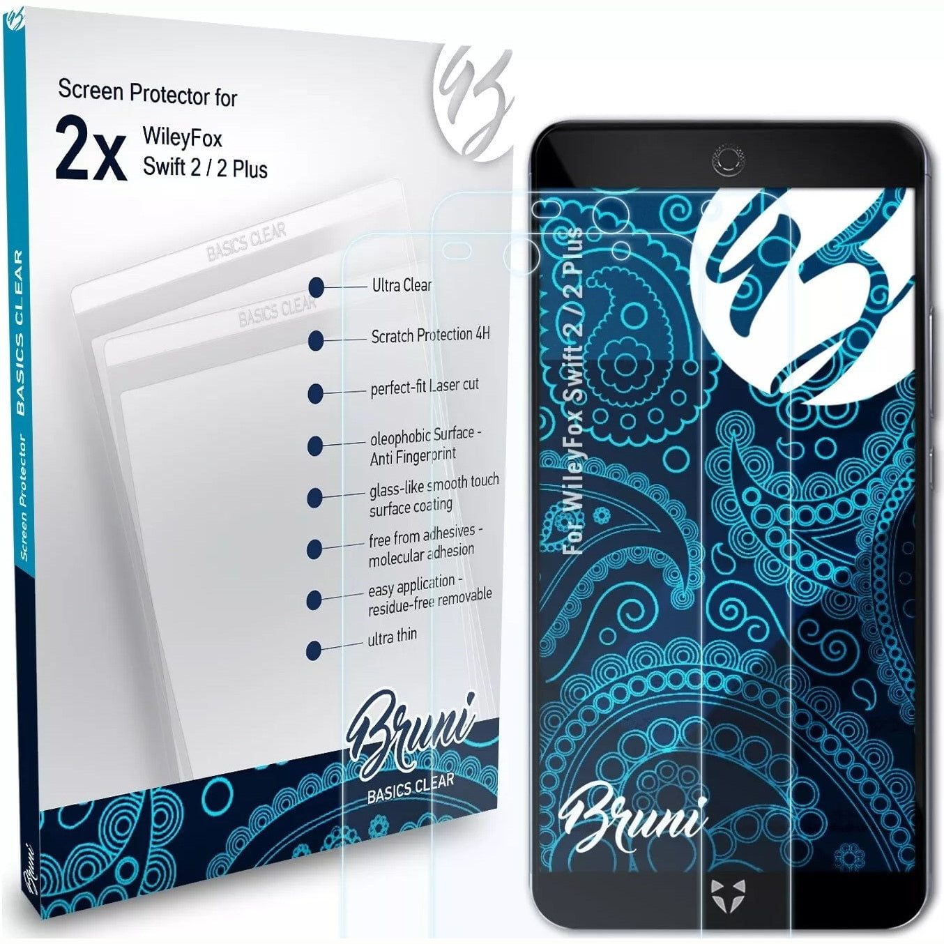 GUNMANSA WileyFox Swift 2  Plus Screen  Protector