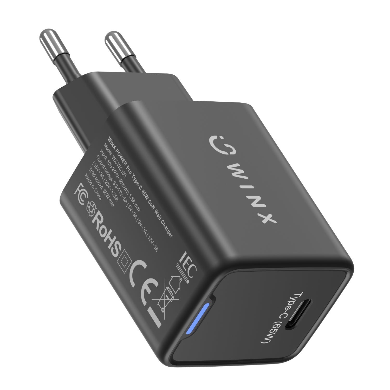 GUNMANSA WINX POWER Pro Type-C 65W GaN Wall Charger