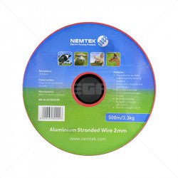 GUNMANSA Wire - Aluminium Stranded 2.0mm 500m 4.2Kg Part No: EF44-14