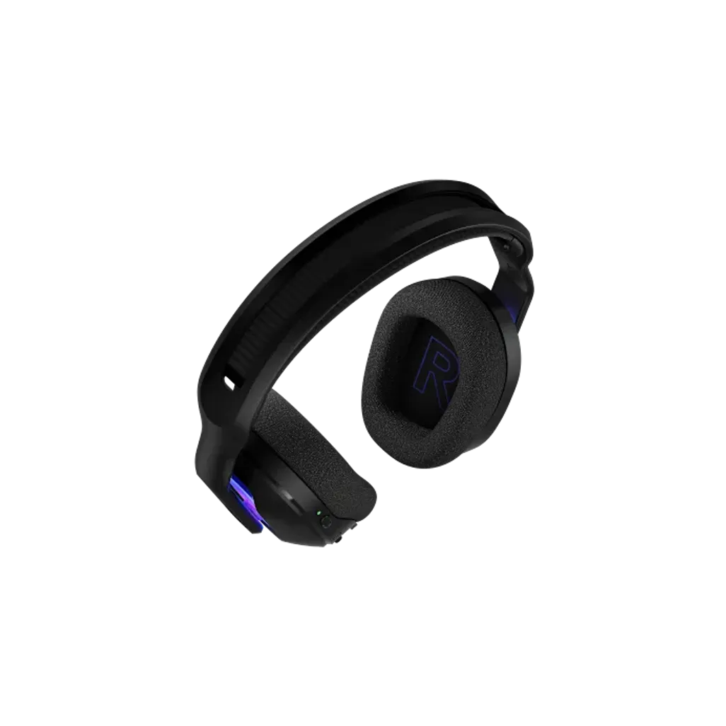 GUNMANSA Wireless Gaming Headset with LIGHTSYNC RGB |  2.4GHZ Detachable Mic - White|USB-A LIGHTSPEED Wireless Receiver |  Wired USB-A US