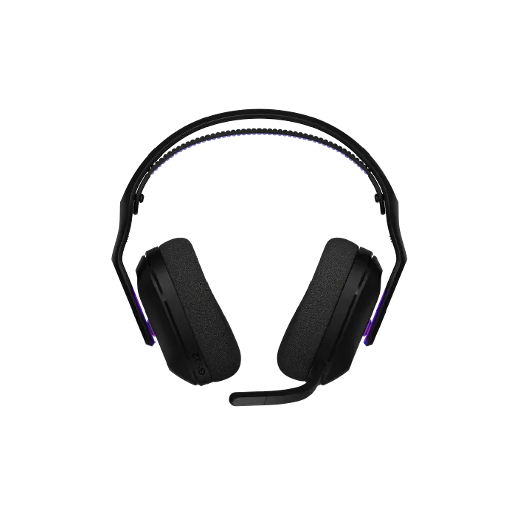 GUNMANSA Wireless Gaming Headset with LIGHTSYNC RGB |  2.4GHZ Detachable Mic - White|USB-A LIGHTSPEED Wireless Receiver |  Wired USB-A US