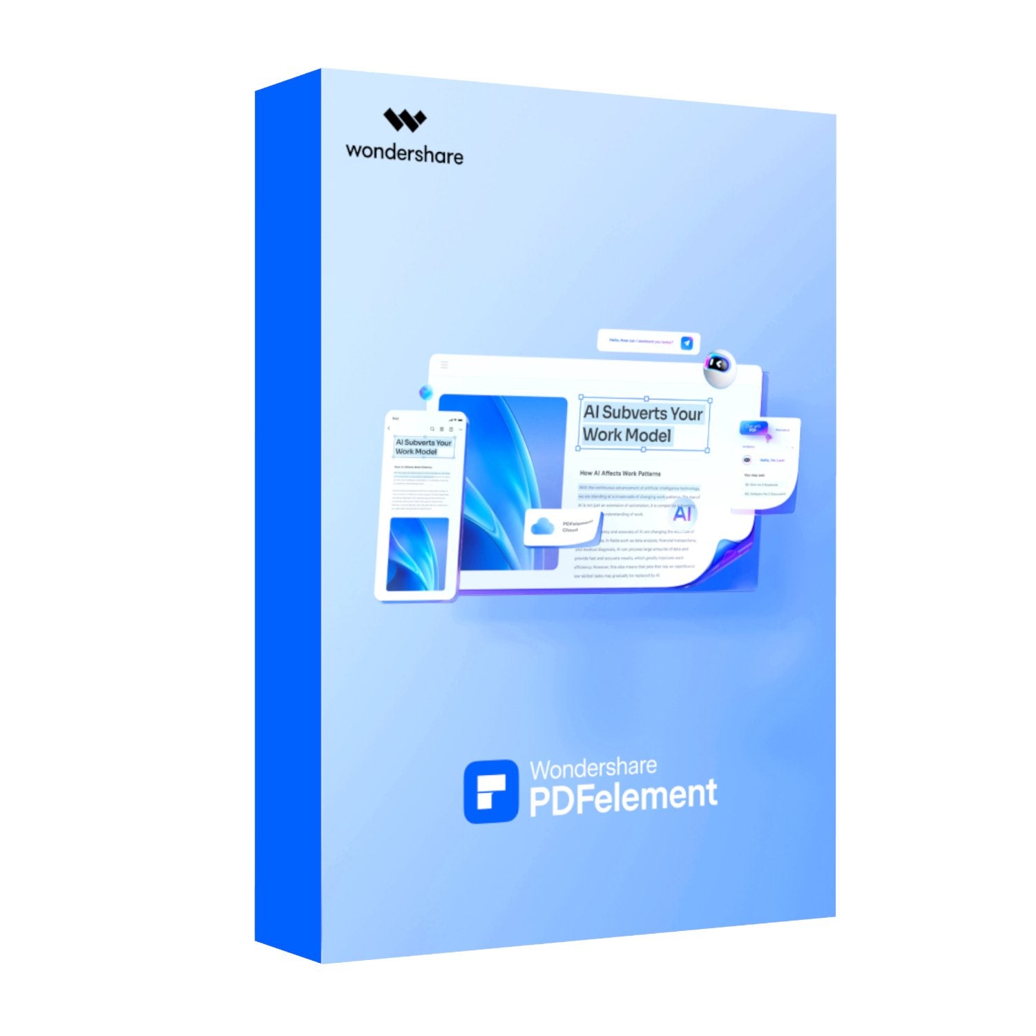 GUNMANSA Wondershare PDFelement Professional for Windows/Mac/iOS/Android Individual (Digital Annual License)