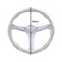 GUNMANSA Wood Grain Look Racing Style Steering Wheel (350mm)