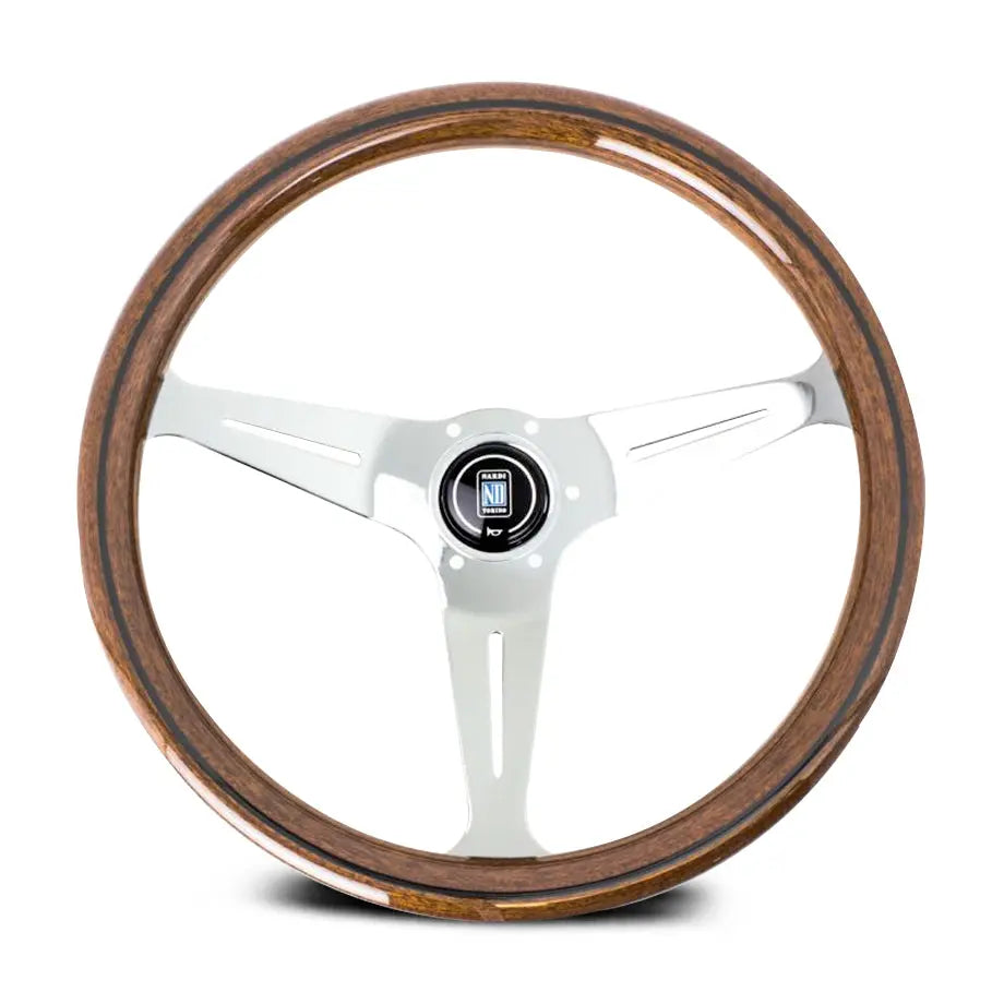 GUNMANSA Wood Grain Look Racing Style Steering Wheel (350mm)