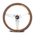 GUNMANSA Wood Grain Look Racing Style Steering Wheel (350mm)