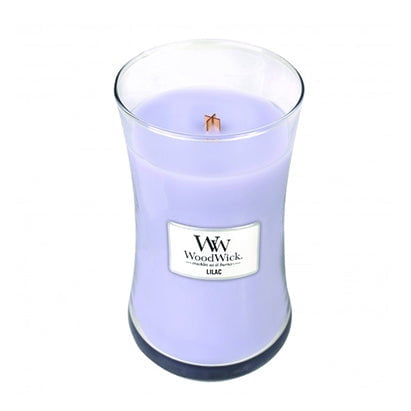 GUNMANSA Woodwick Lilac Large Candle Jar
