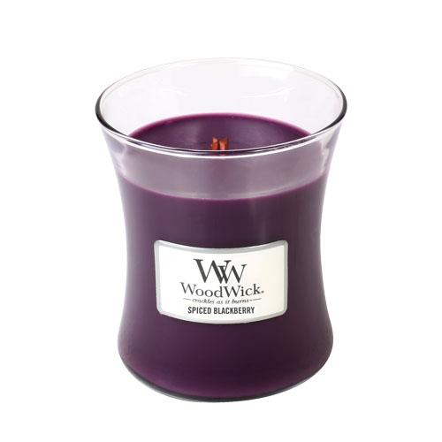 GUNMANSA Woodwick Spiced Blackberry Medium Jar