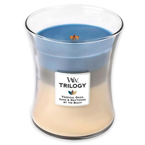 GUNMANSA Woodwick Trilogy Nautical Escape Medium Retail Box No