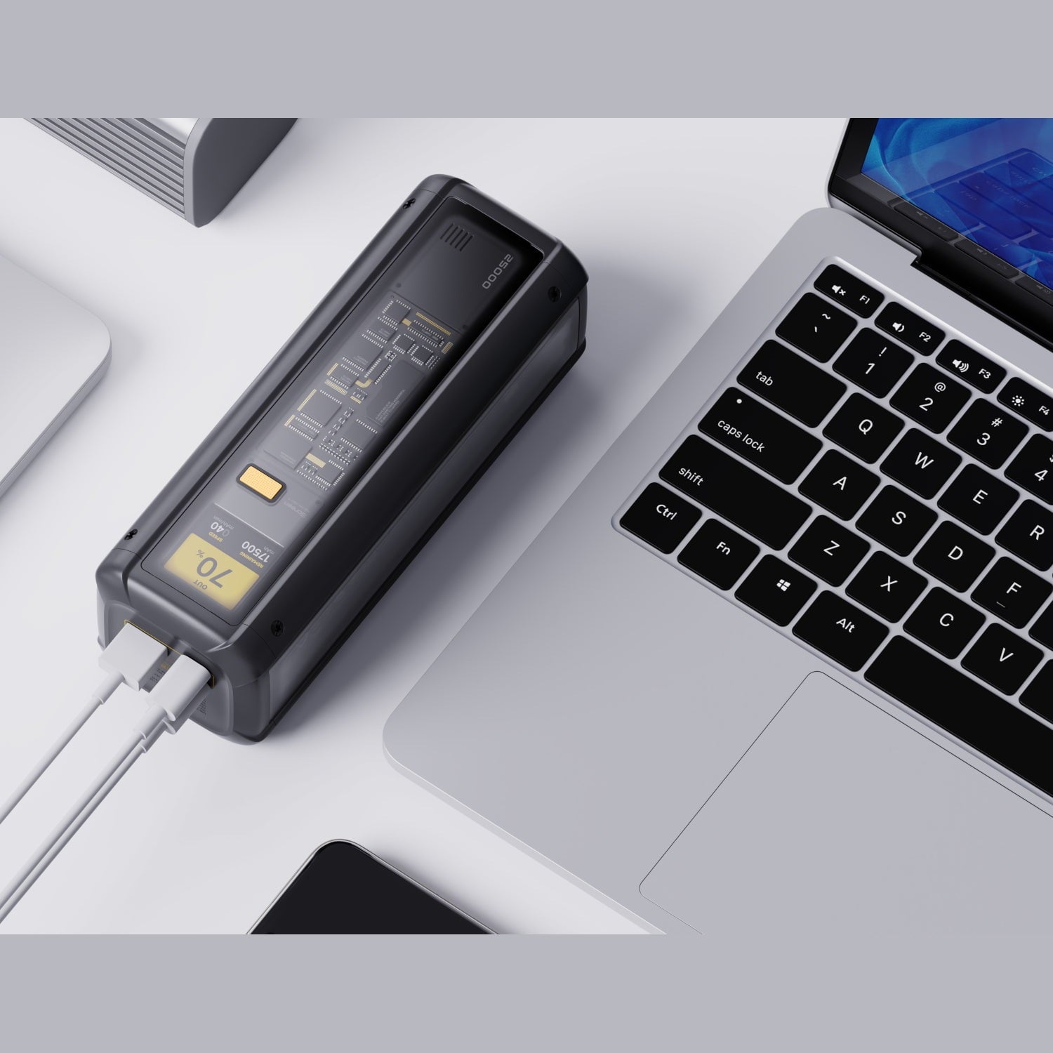 GUNMANSA Xiaomi 212W Fast Charge Power Bank 25000mAh – Black