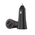 GUNMANSA Xiaomi 37W Dual-Port Car Charger – Black