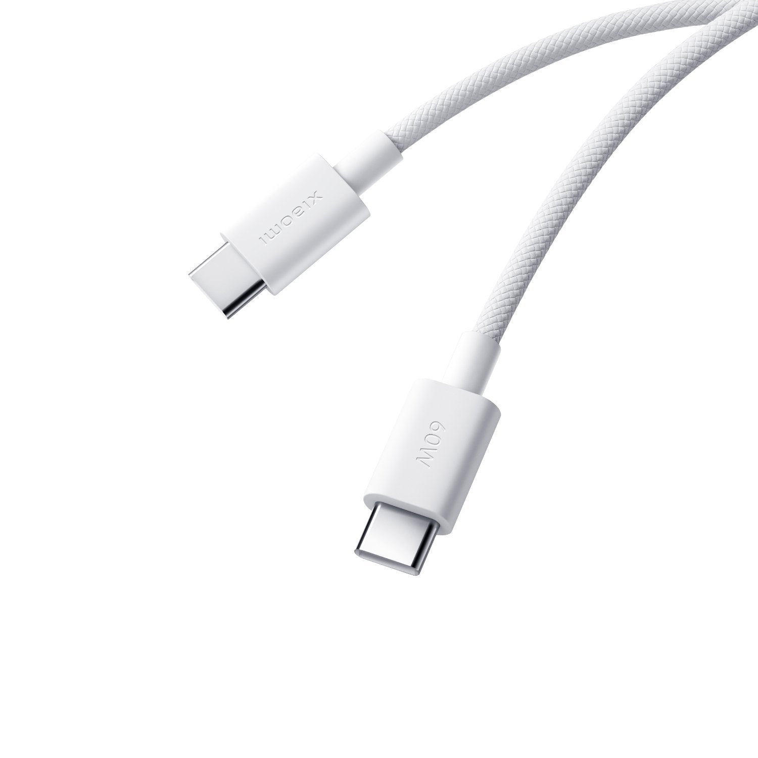 GUNMANSA Xiaomi 3A Braided USB Type-C to USB Type-C Cable 1M - White