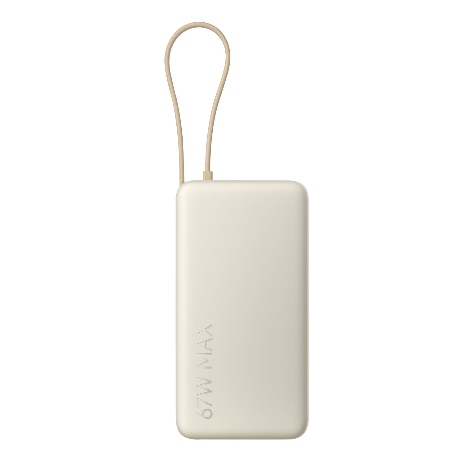 GUNMANSA Xiaomi 67W Power Bank 20000mAh (Integrated Cable) - Tan
