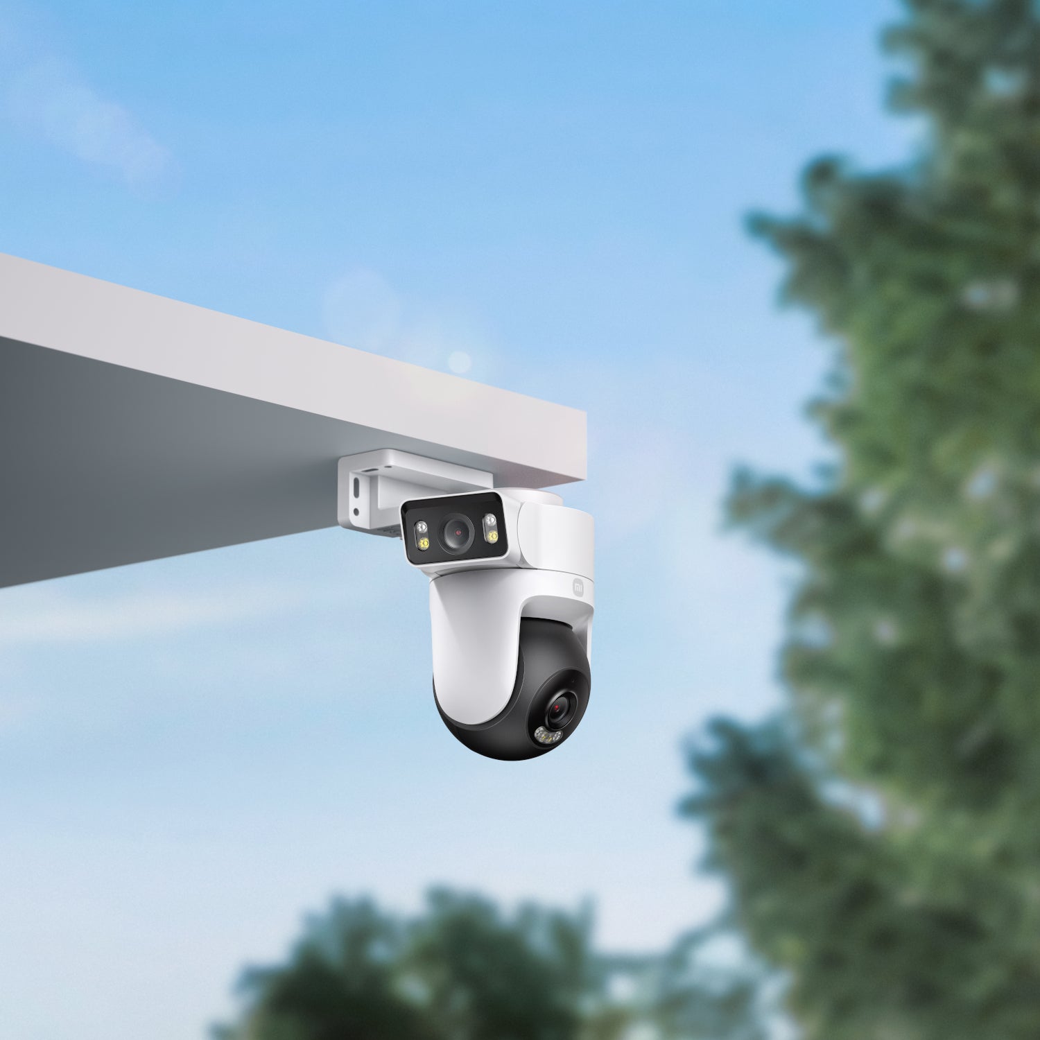 GUNMANSA Xiaomi CW500 Dual Outdoor 2.5K Wi-Fi 6 Smart Security Camera – White