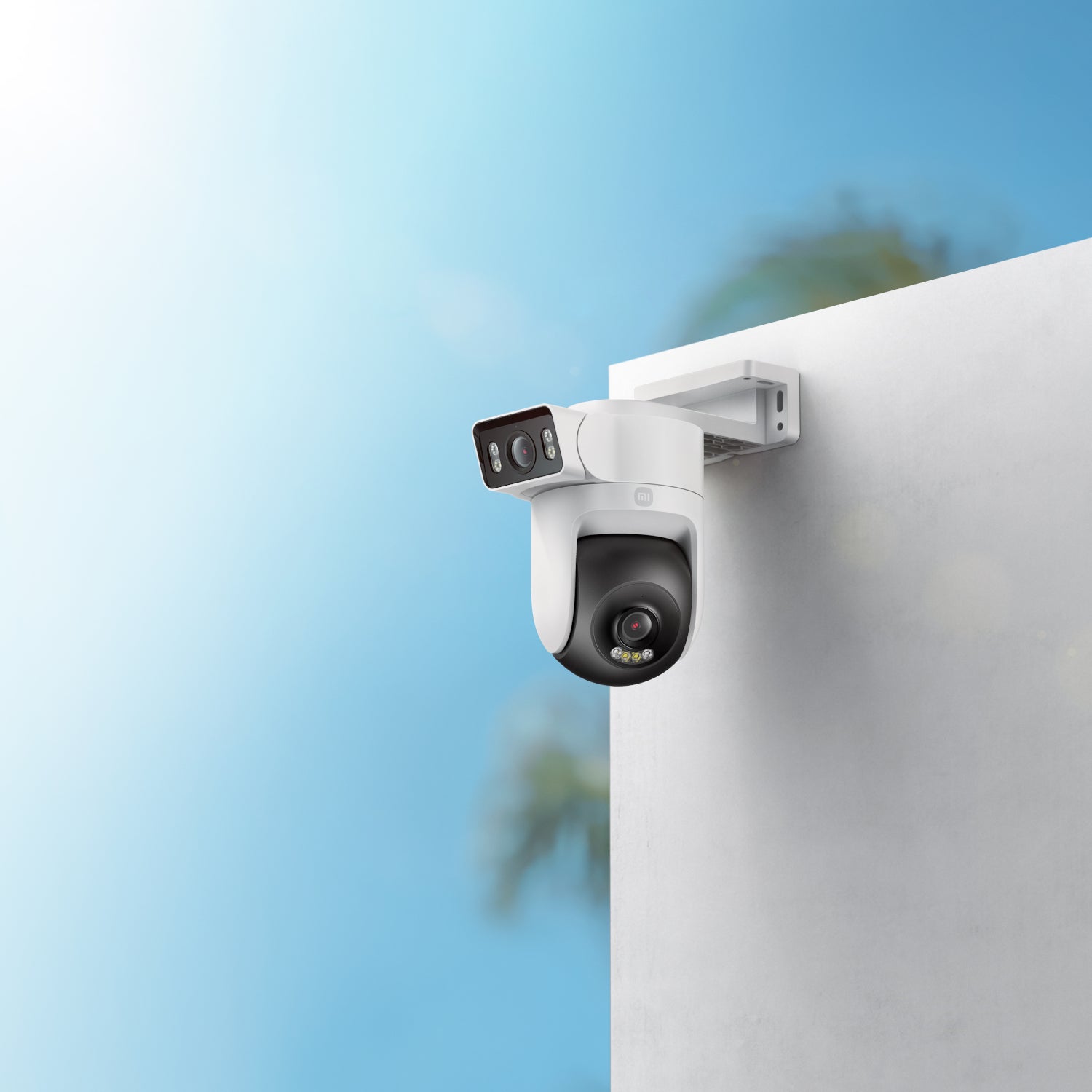 GUNMANSA Xiaomi CW500 Dual Outdoor 2.5K Wi-Fi 6 Smart Security Camera – White