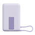 GUNMANSA Xiaomi Magnetic Power Bank 10000 with Built-in Stand - Purple