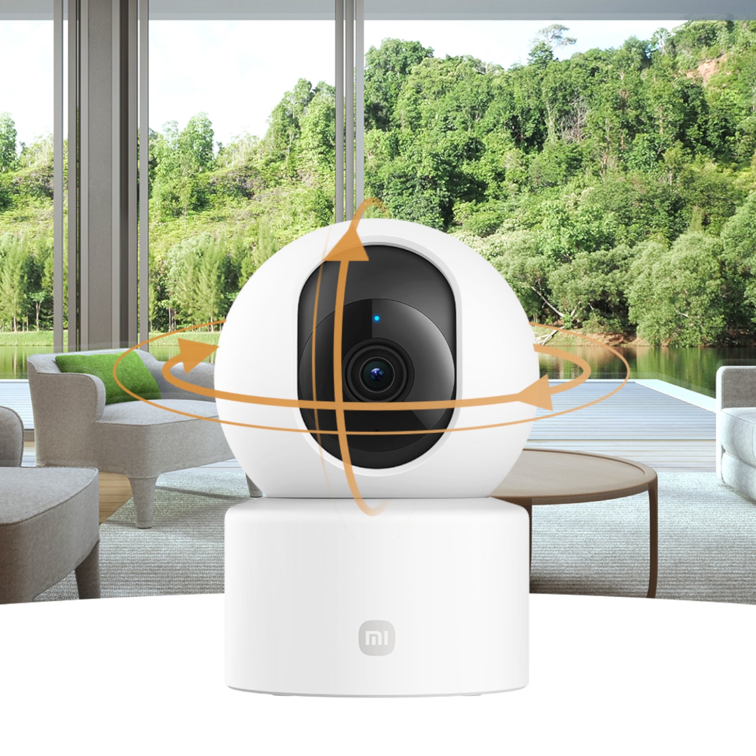 GUNMANSA Xiaomi Smart C301 2K Indoor Wi-Fi Security Camera-White