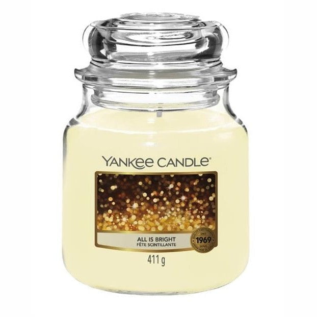 GUNMANSA Yankee Candle All Is Bright Medium Jar