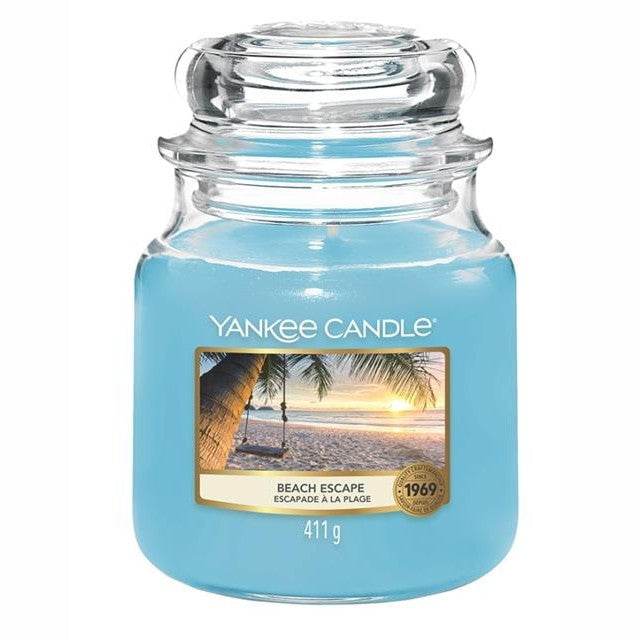 GUNMANSA Yankee Candle Beach Escape Medium Jar Retail Box No