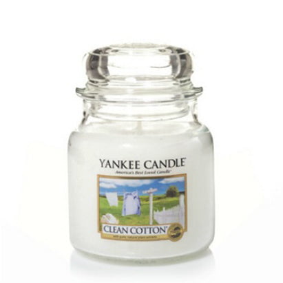 GUNMANSA Yankee Candle Clean Cotton Medium Jar