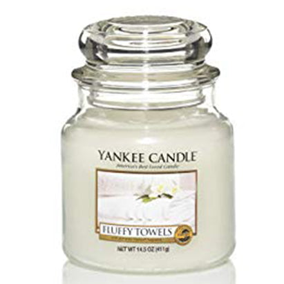 GUNMANSA Yankee Candle Fluffy Towels Medium Jar